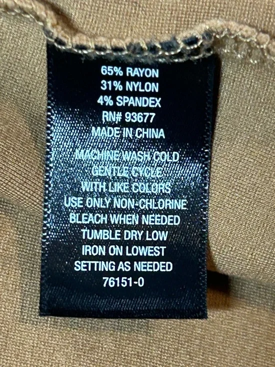 Worthington Tan Double-Breasted Trench Coat - Picture 5 of 14